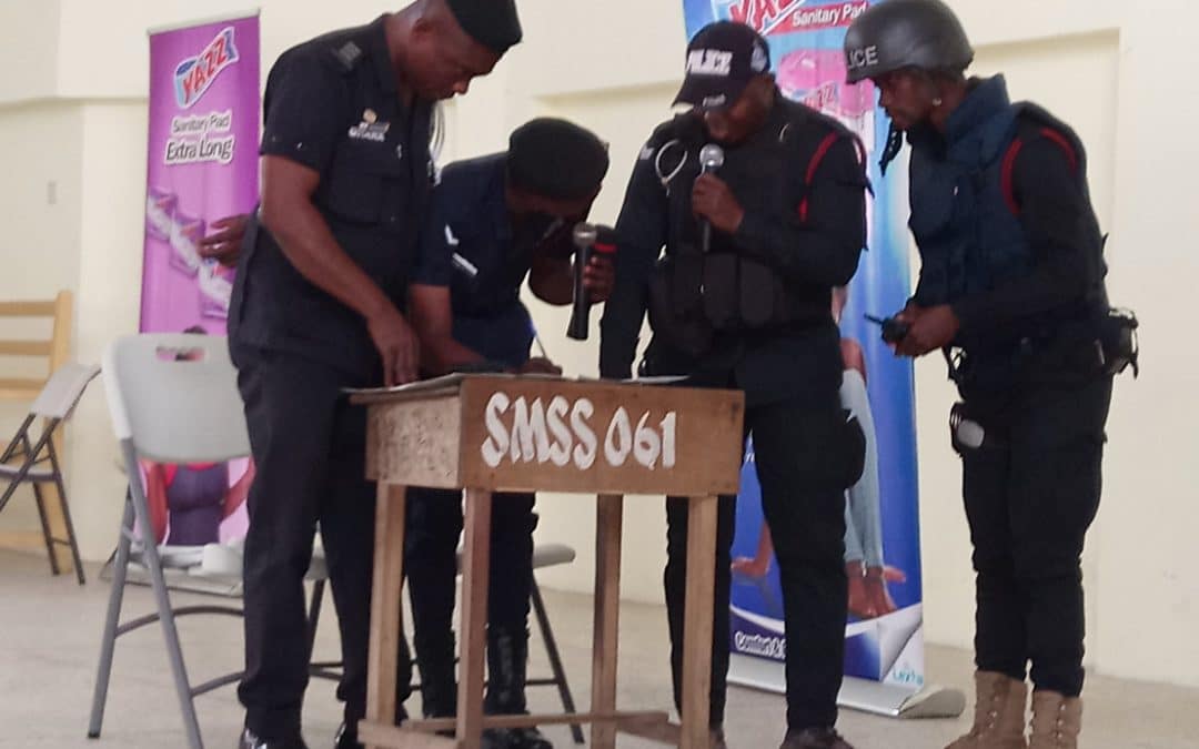YAZZ PARTNERS GHANA POLICE TO EDUCATE STUDENTS ON SECURITY TIPS ON KIDNAPPING