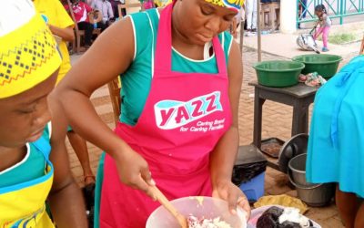 Cook Art Competition at Twene Amanfo Sec Technical School at Sunyani, Brong Ahafo Region