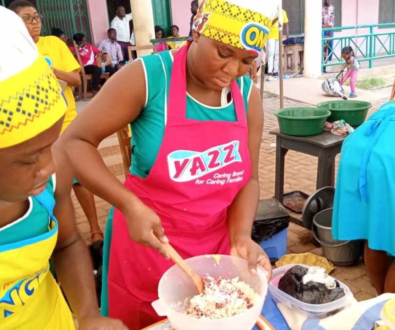 Cook Art Competition at Twene Amanfo Sec Technical School at Sunyani, Brong Ahafo Region