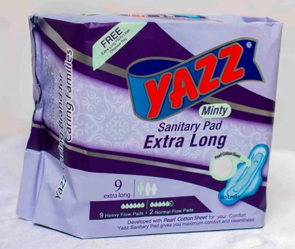 YAZZ minty extra long sanitary pad